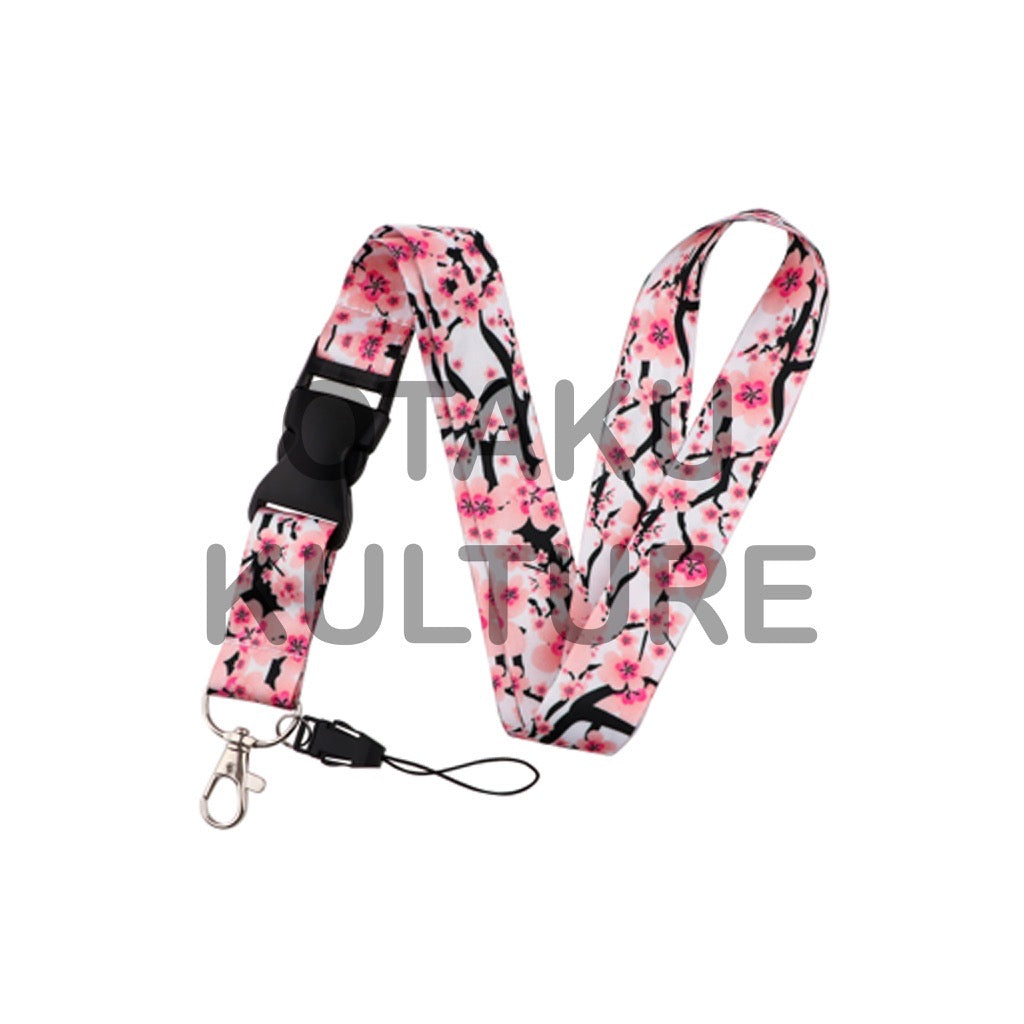 SAKURA WITH CLIP LANYARD