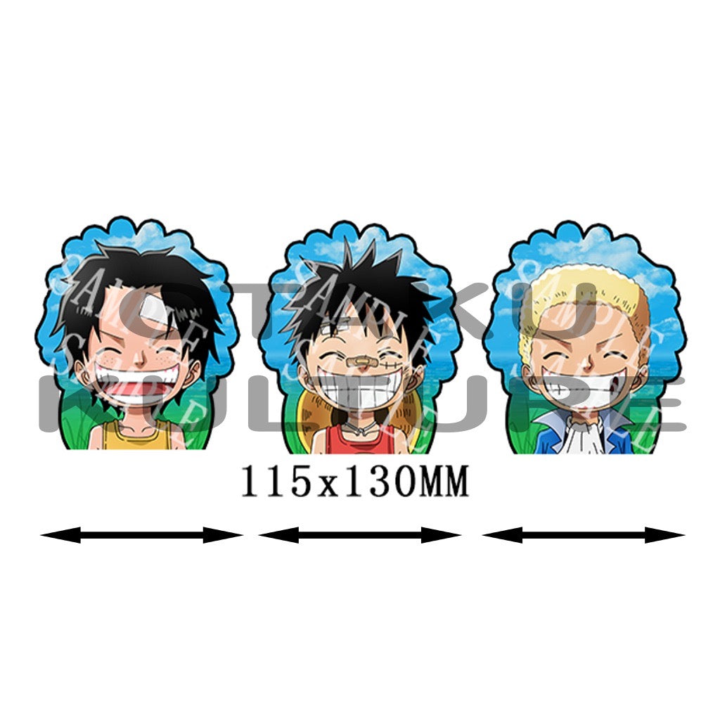 SANJI/LUFFY/ZORO AS KIDS 3D MOTION STICKER