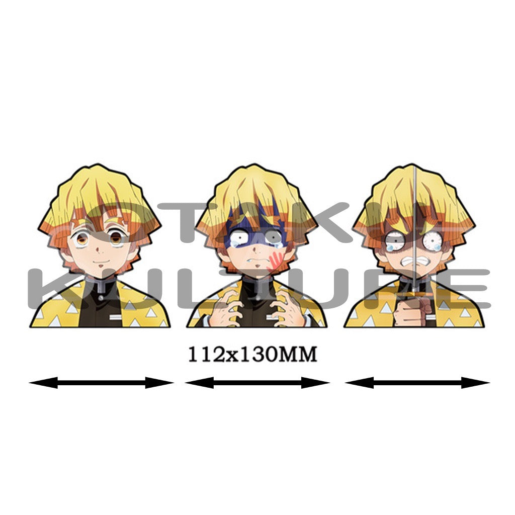 ZENITSU SCARED 3D MOTION STICKER