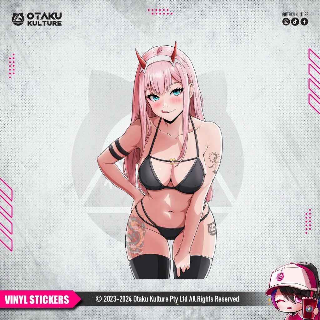 ZERO TWO 3/4 PEEKER VINYL STICKER